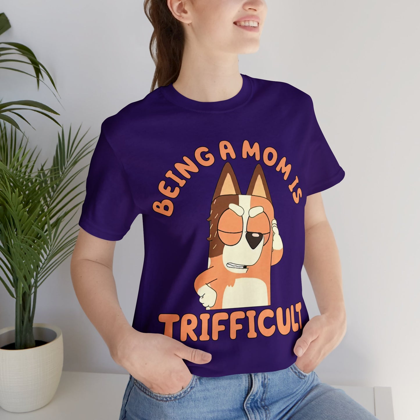 Being a Mom is Trifficult Short Sleeve Tshirt