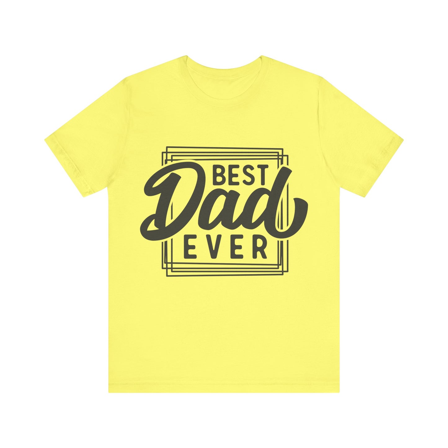 Best Dad Ever Jersey Short Sleeve Tee
