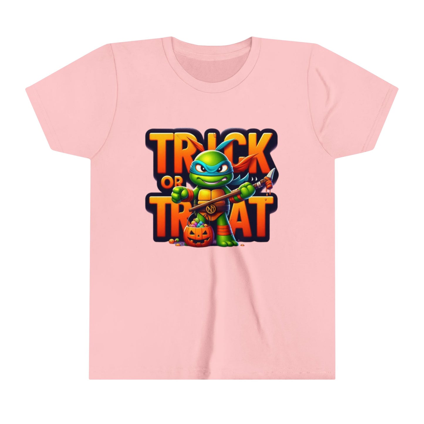 Trick or Treat Ninja Turtle Youth Short Sleeve Tee