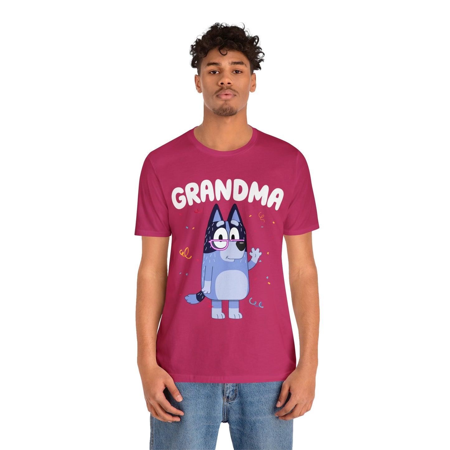 Grandma Bluey Birthday short sleeve Tshirt