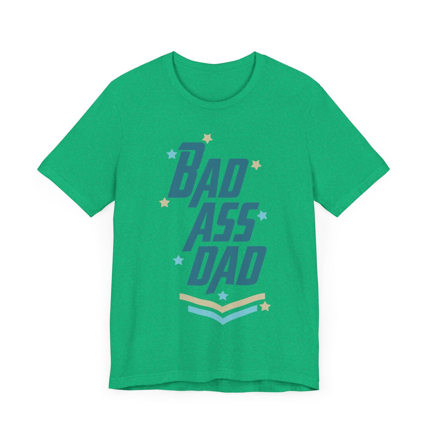 Bad Ass Dad Jersey Short Sleeve Tee