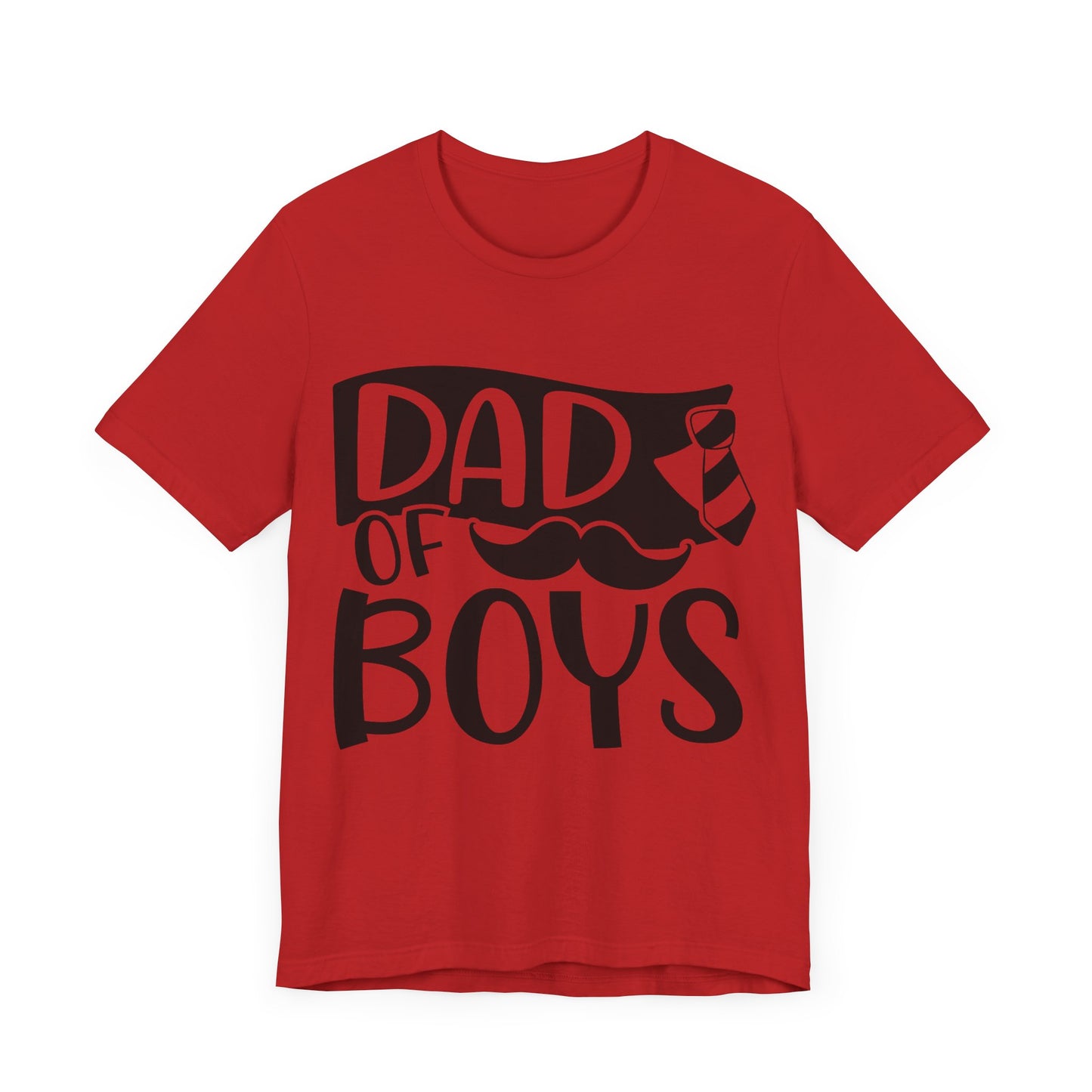 Dad of Boys Jersey Short Sleeve Tee