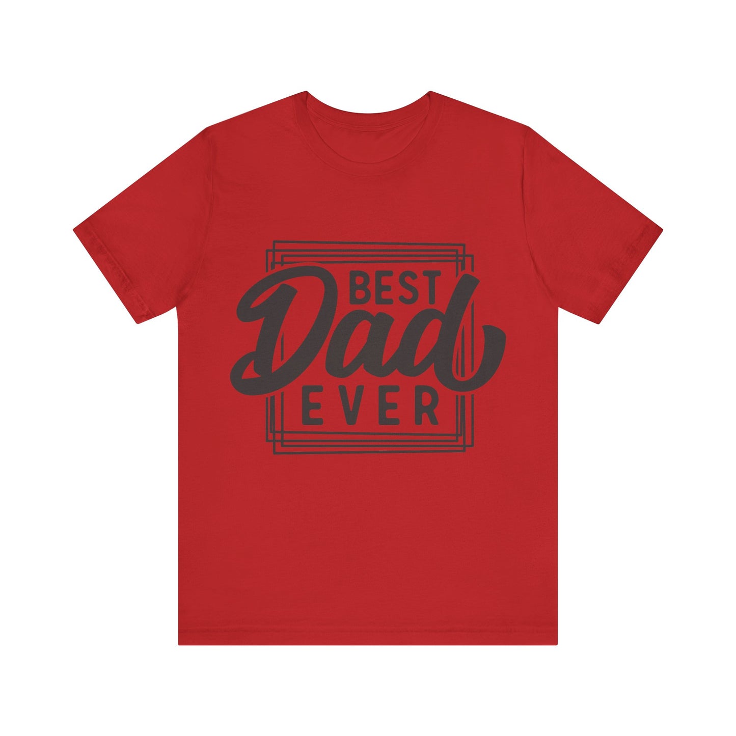 Best Dad Ever Jersey Short Sleeve Tee