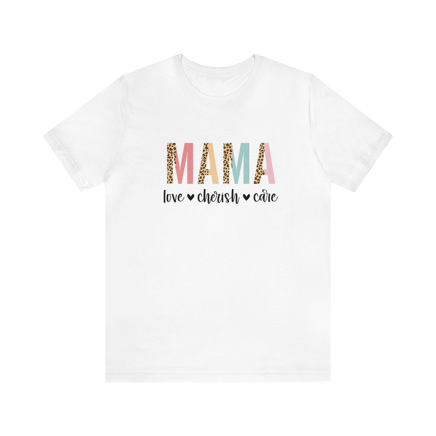 MAMA Leopard print short sleeve tshirt