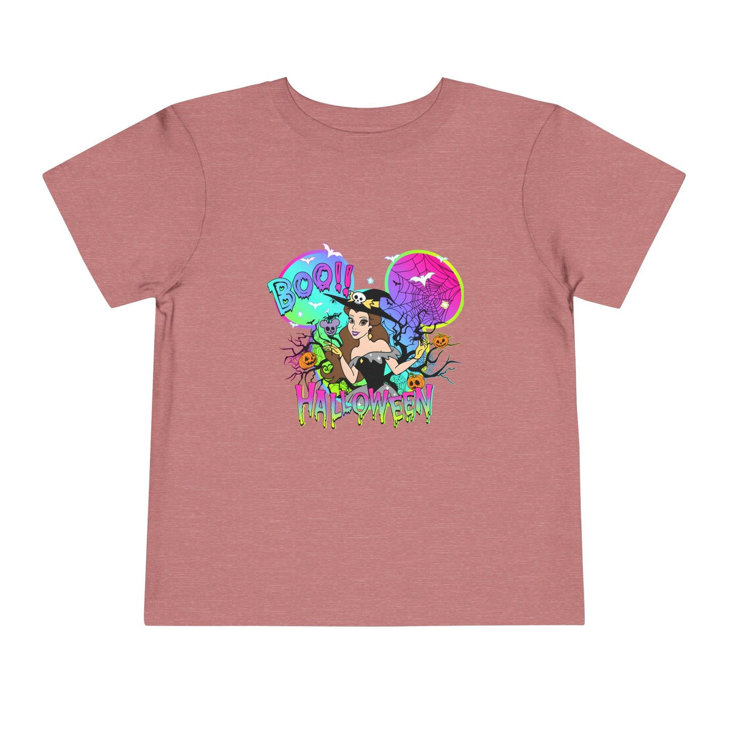 Belle Boo! Halloween Toddler Short Sleeve Tee