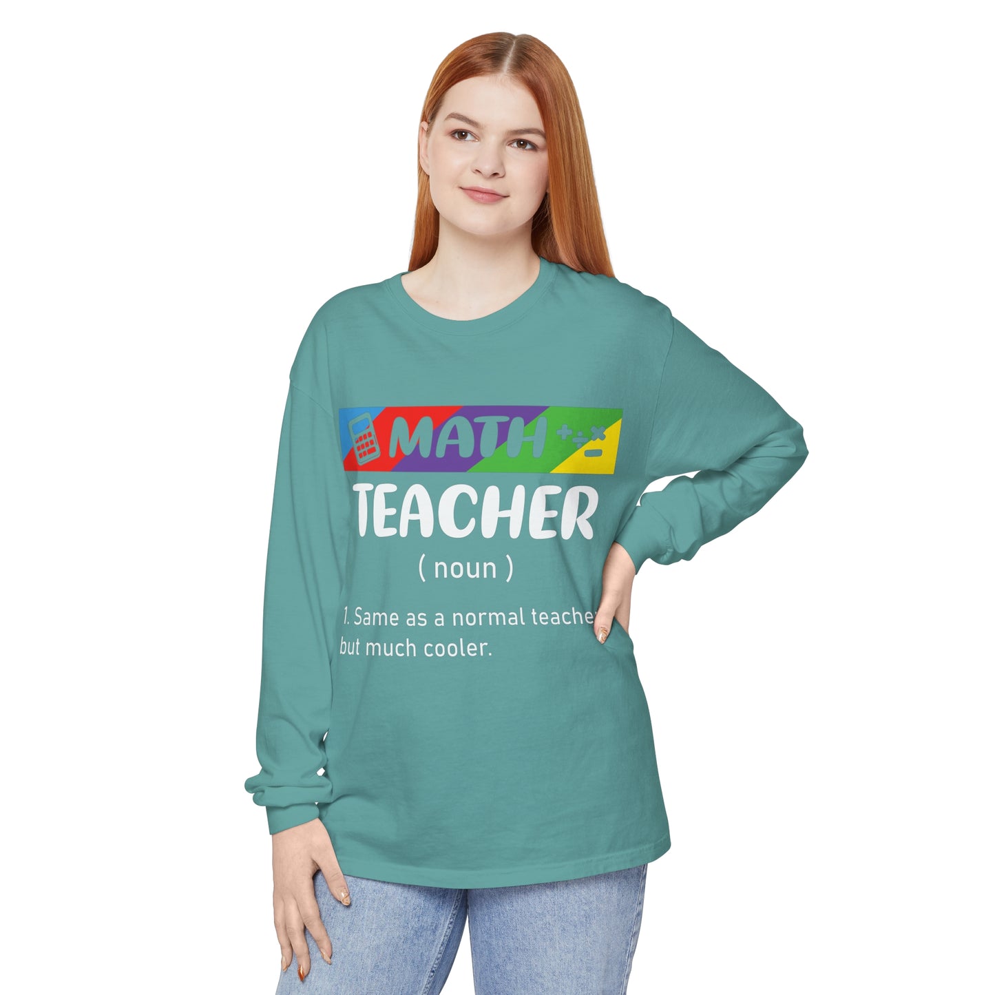Math Teacher Long Sleeve T-Shirt