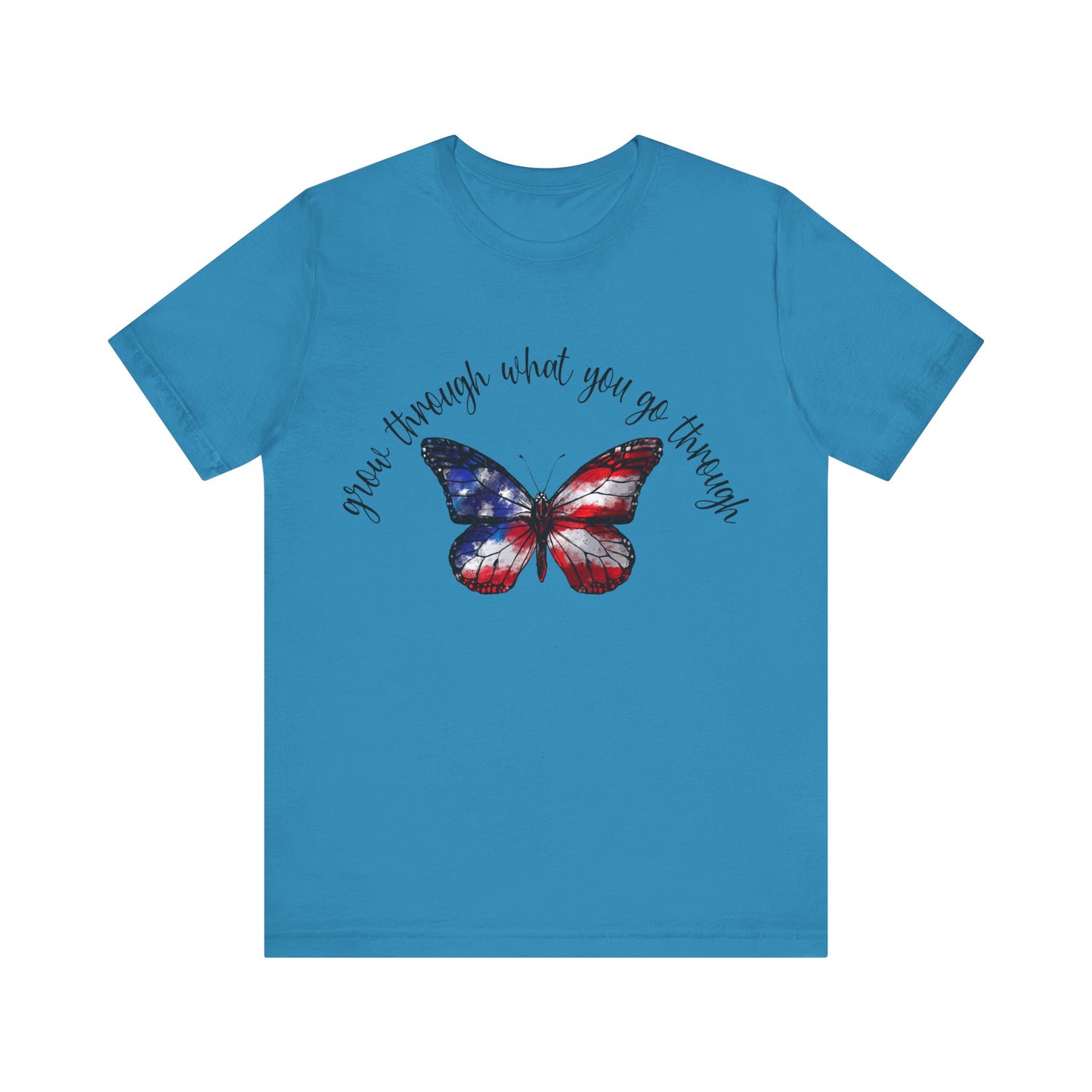 Grow Through What You Go Through Jersey Short Sleeve Tee