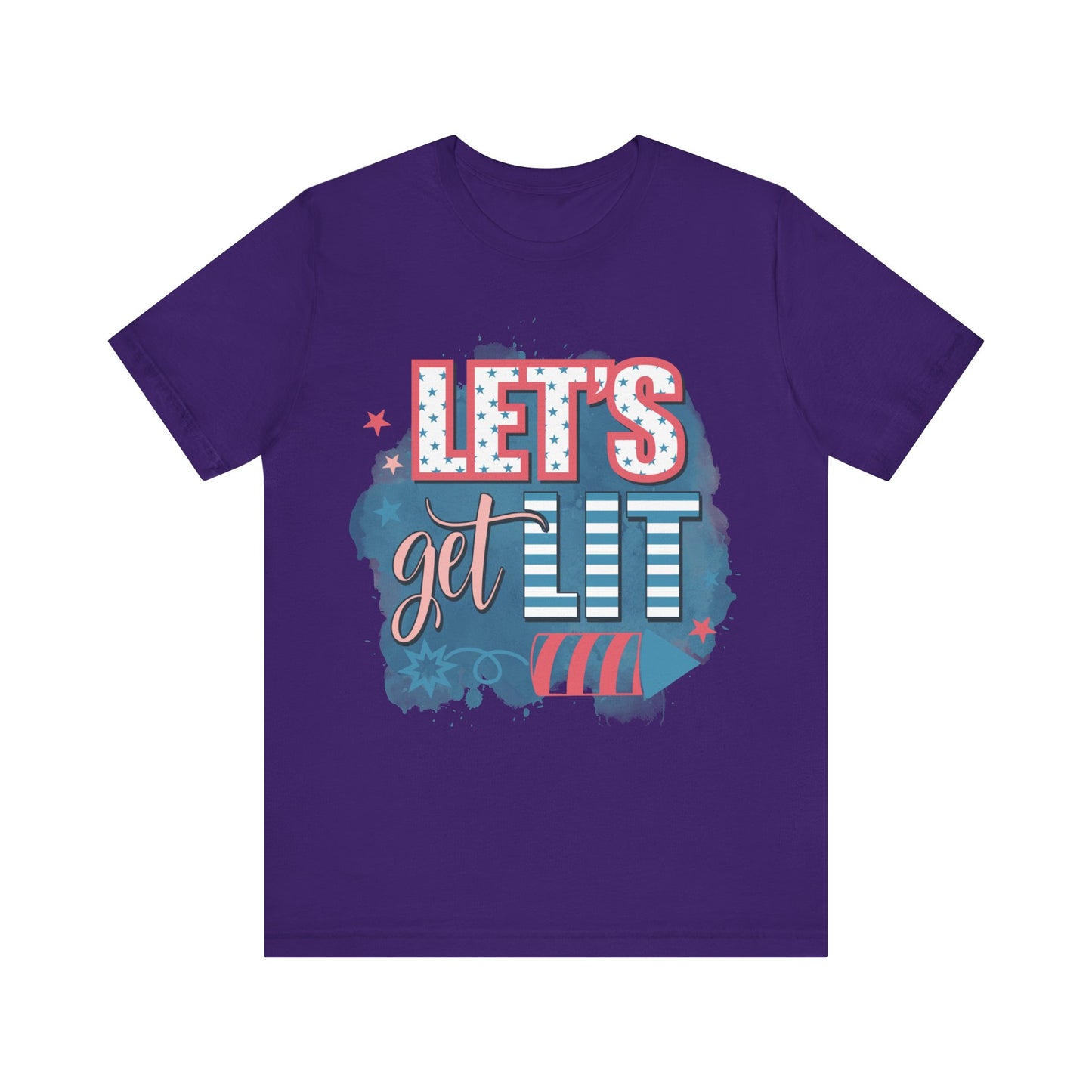Lets Get Lit Jersey Short Sleeve Tee