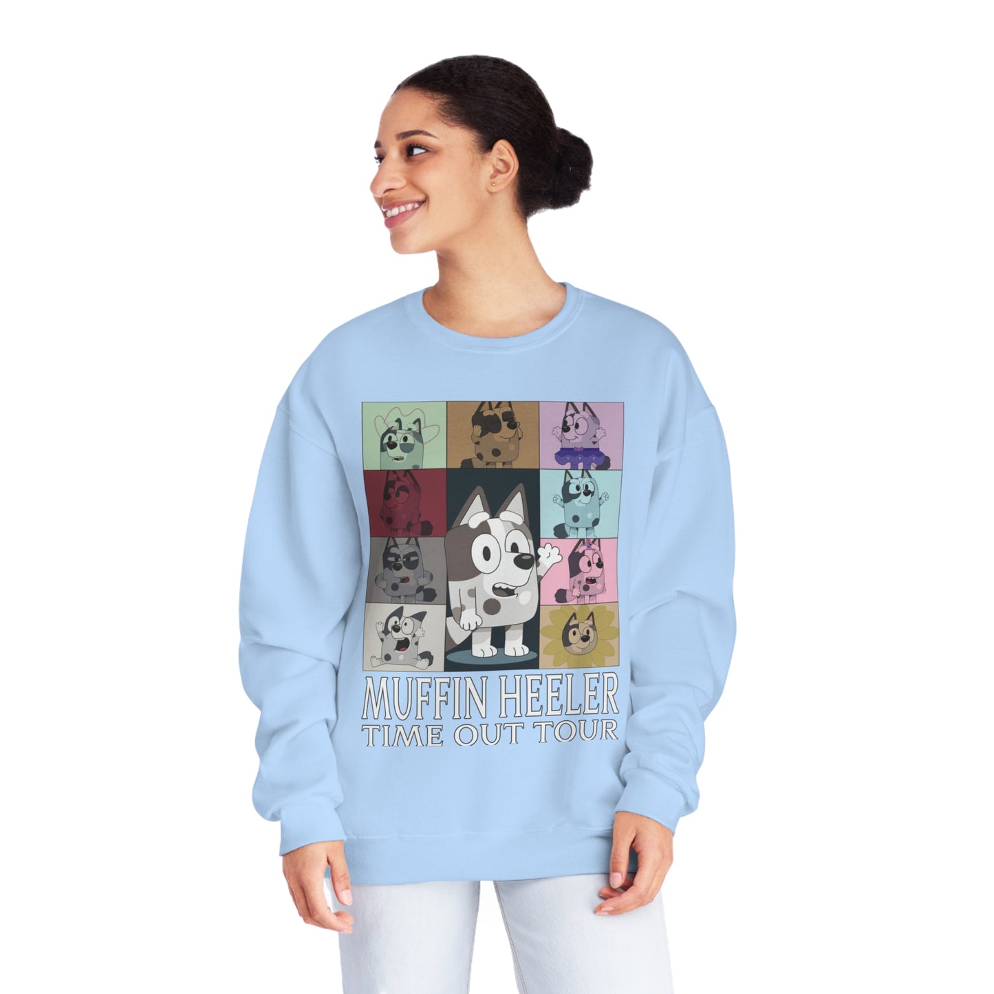 Muffin Heeler Time Out Tour sweatshirt
