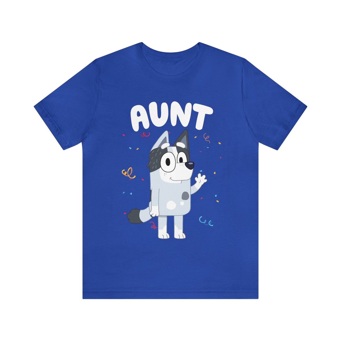 Aunt Bluey Birthday short sleeve Tshirt