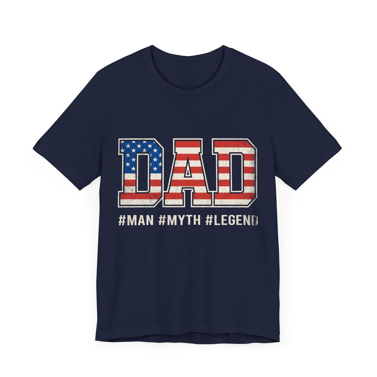 DAD The Man. The Myth. The Legend Jersey Short Sleeve Tee