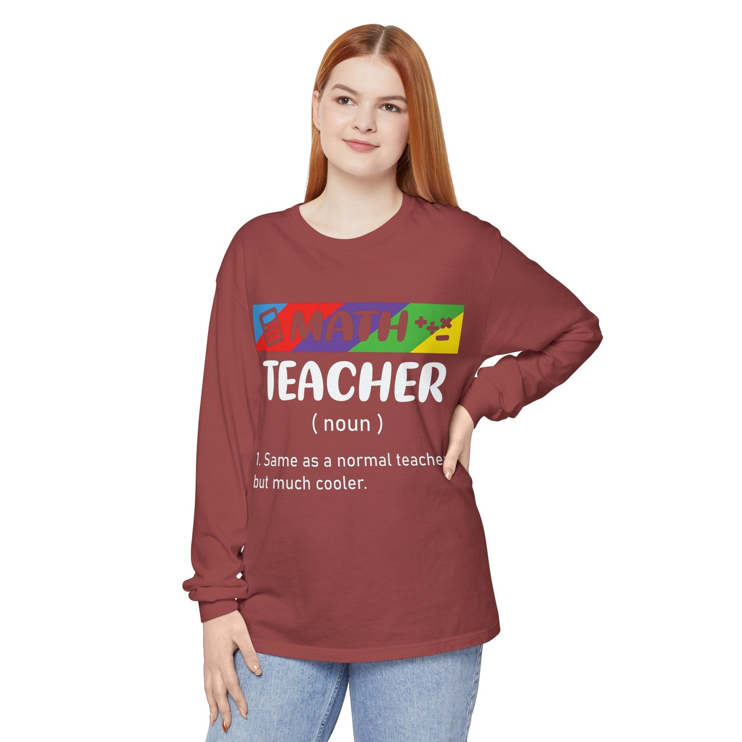 Math Teacher Long Sleeve T-Shirt