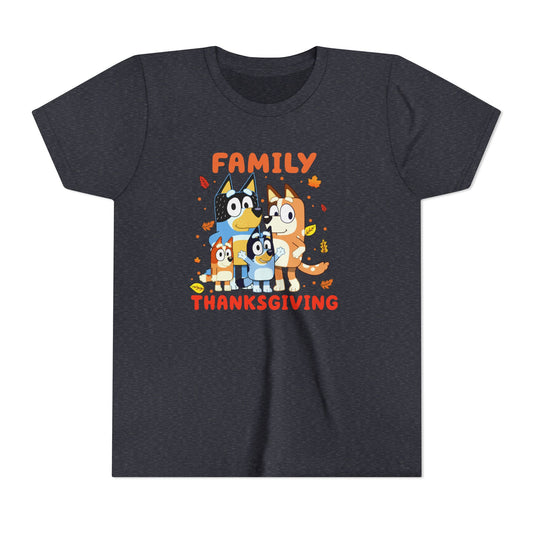 Family Thanksgiving Youth Short Sleeve Tee