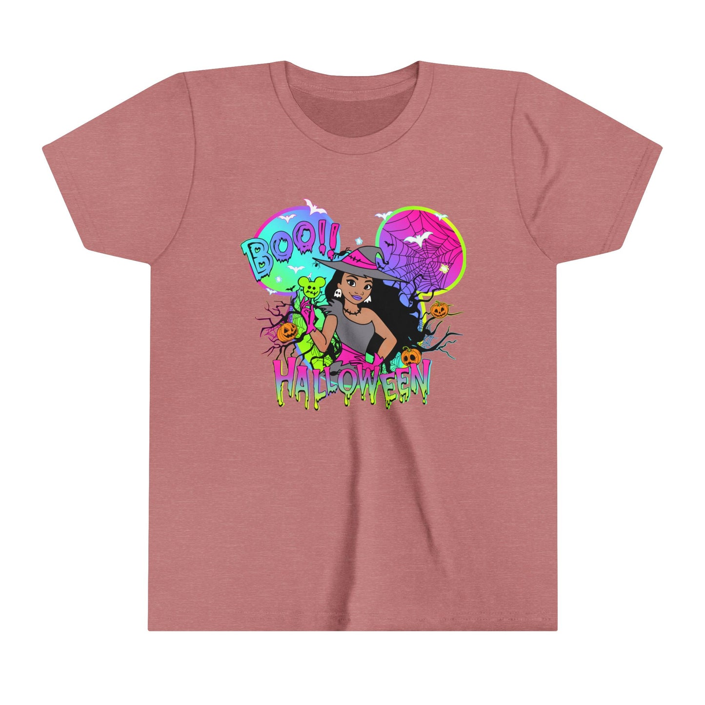 Moana Boo! Halloween Youth Short Sleeve Tee