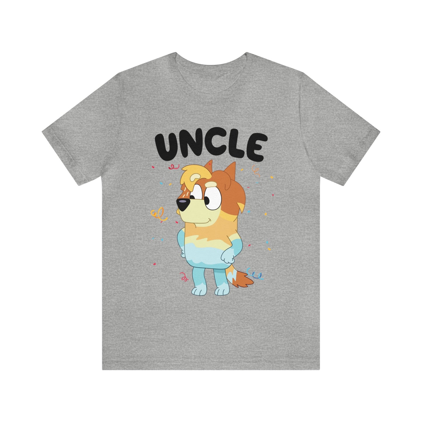 Uncle Bluey Birthday Short sleeve Tshirt
