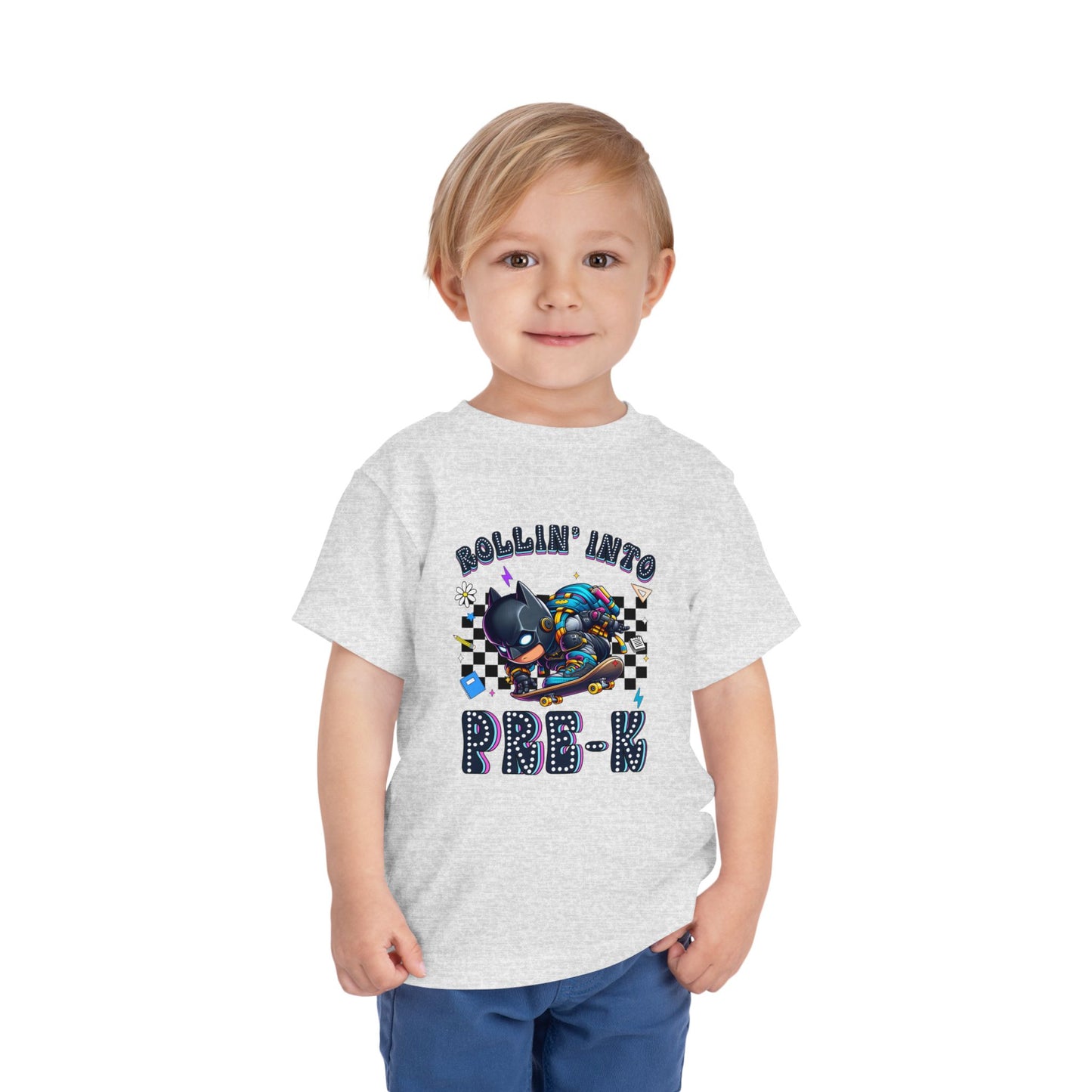 BATMAN - Rollin' Into Pre-K Toddler Short Sleeve Tee
