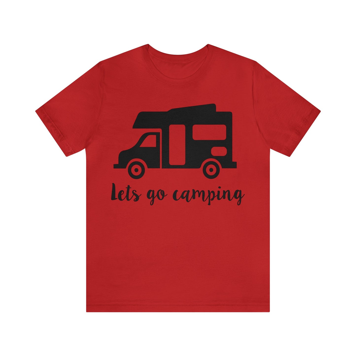 Let's Go Camping Short Sleeve Tshirt