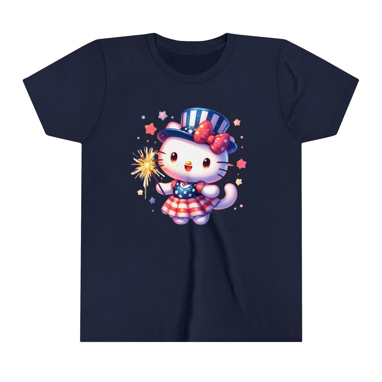 Sparkler Hello Kitty Youth Short Sleeve Tee