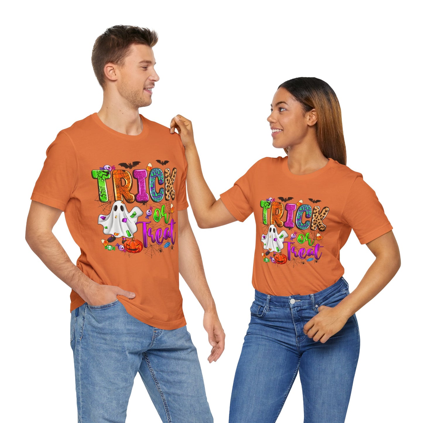 Trick or treat Jersey Short Sleeve Tee