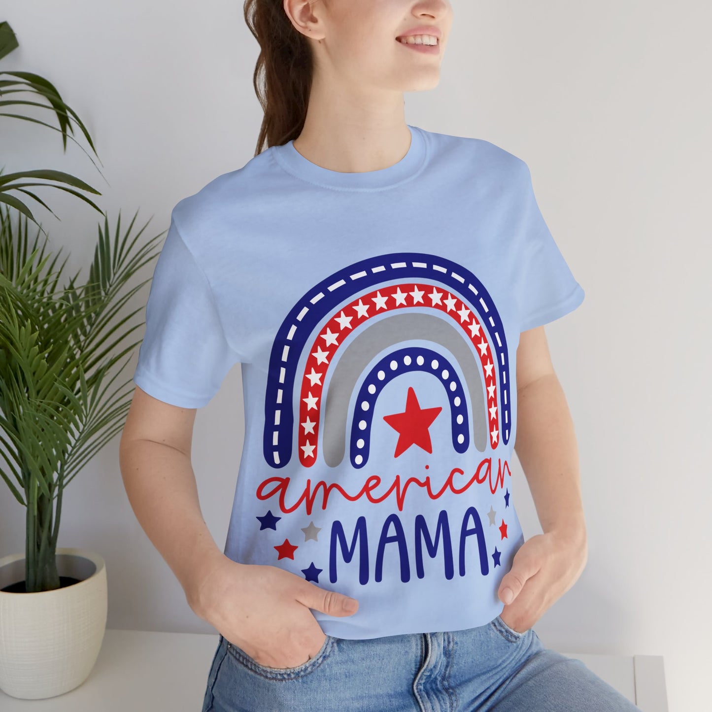 American Mama Jersey Short Sleeve Tee