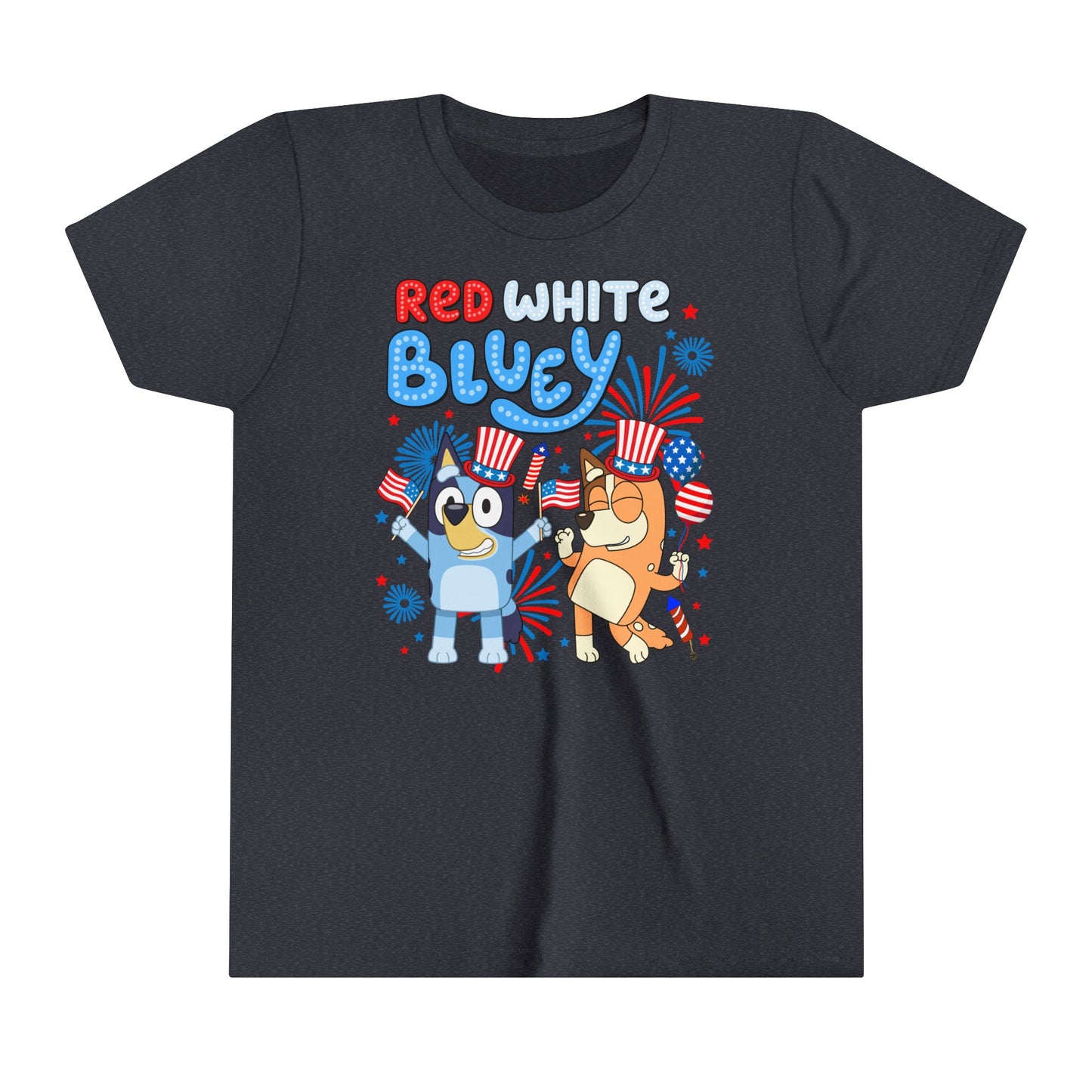 Red, White & Bluey Youth Short Sleeve Tee