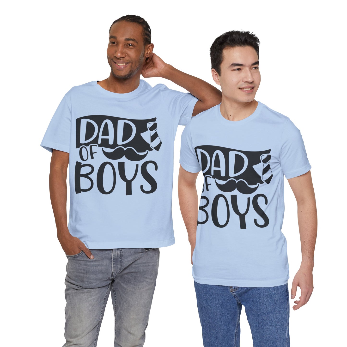 Dad of Boys Jersey Short Sleeve Tee