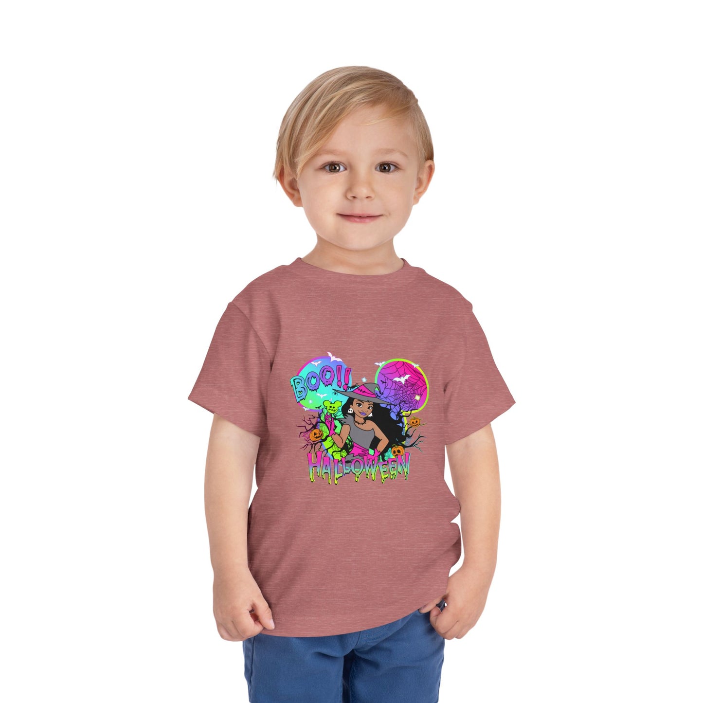 Moana Boo! Halloween Toddler Short Sleeve Tee
