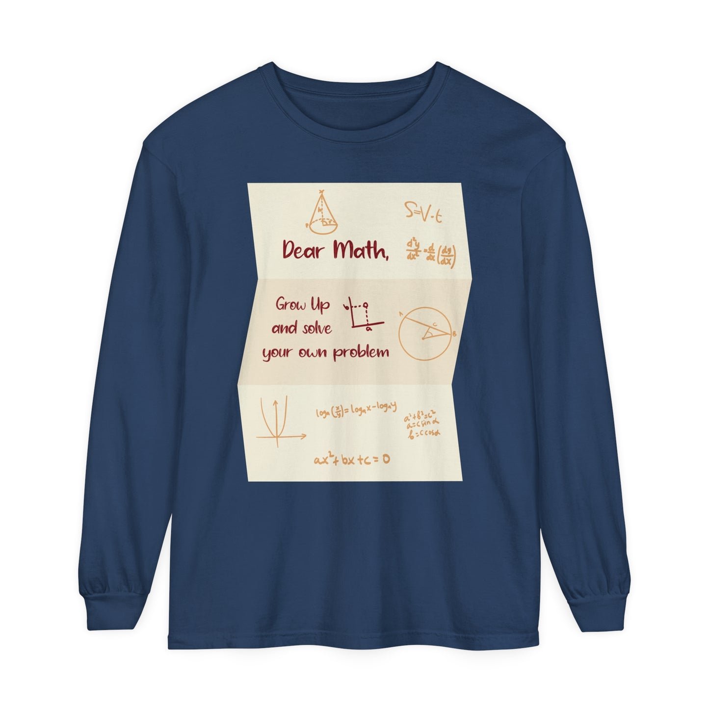 Dear Math Long Sleeve T-Shirt
