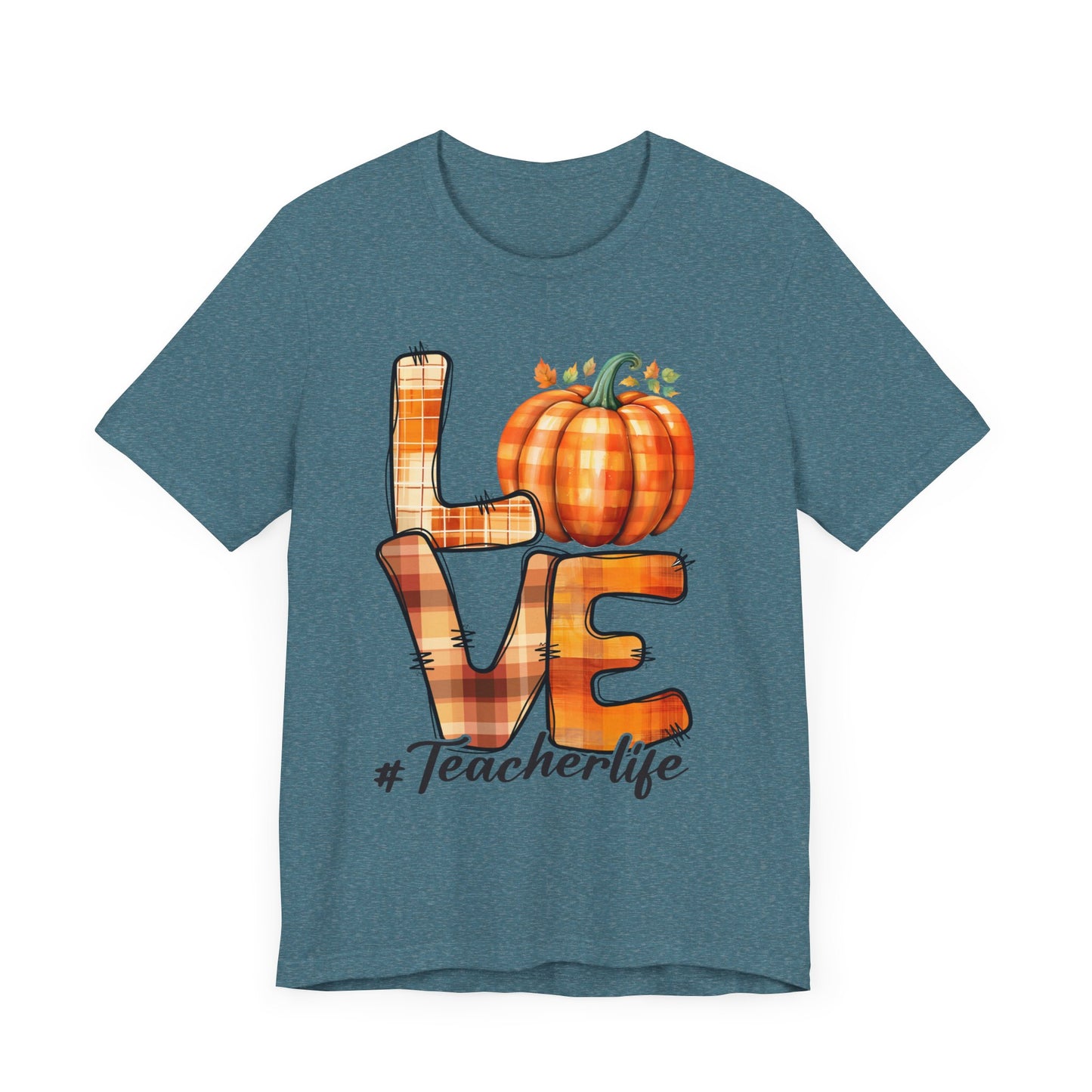 LOVE Teacher Life Jersey Short Sleeve Tee