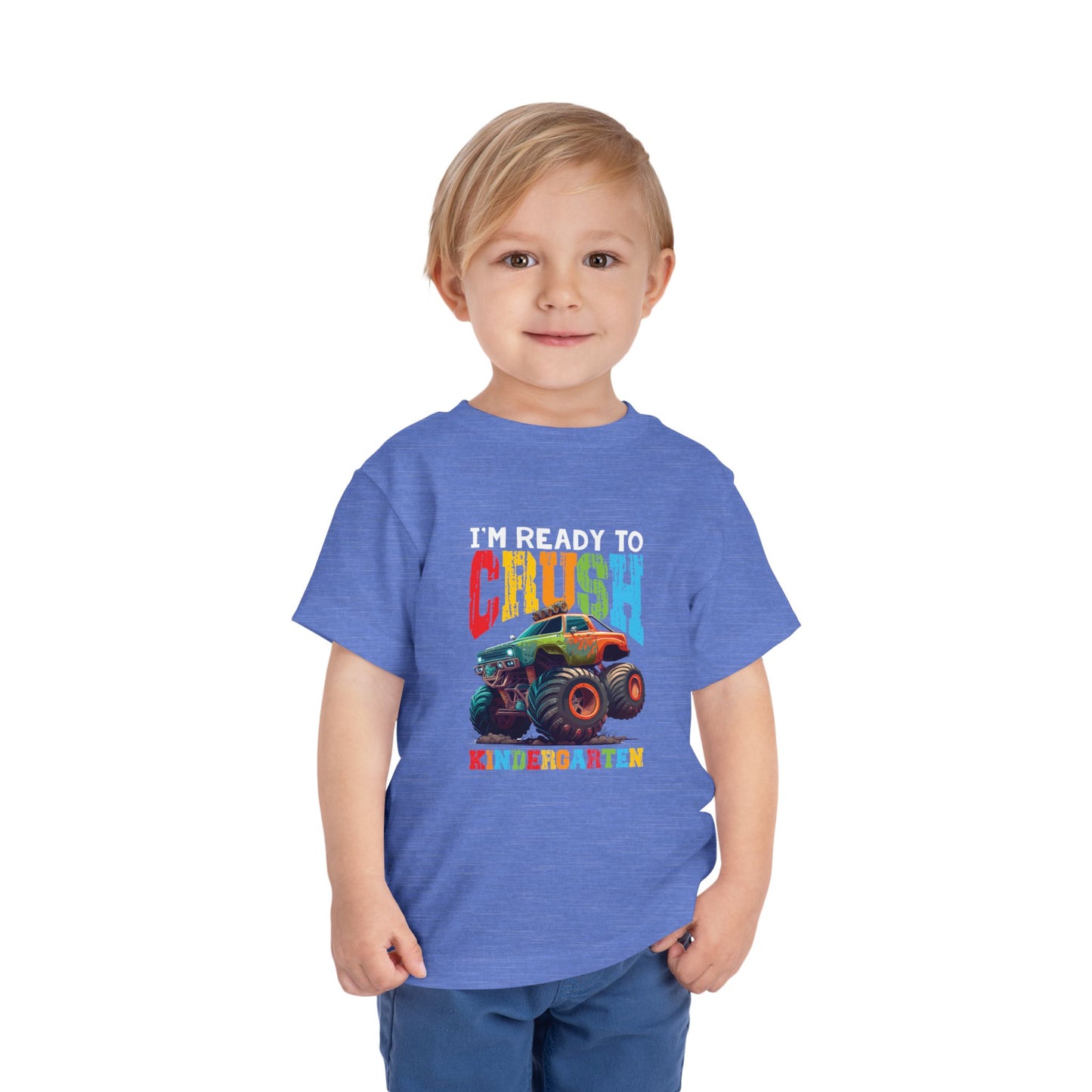 I'm Ready to Crush Kindergarten Toddler Short Sleeve Tee