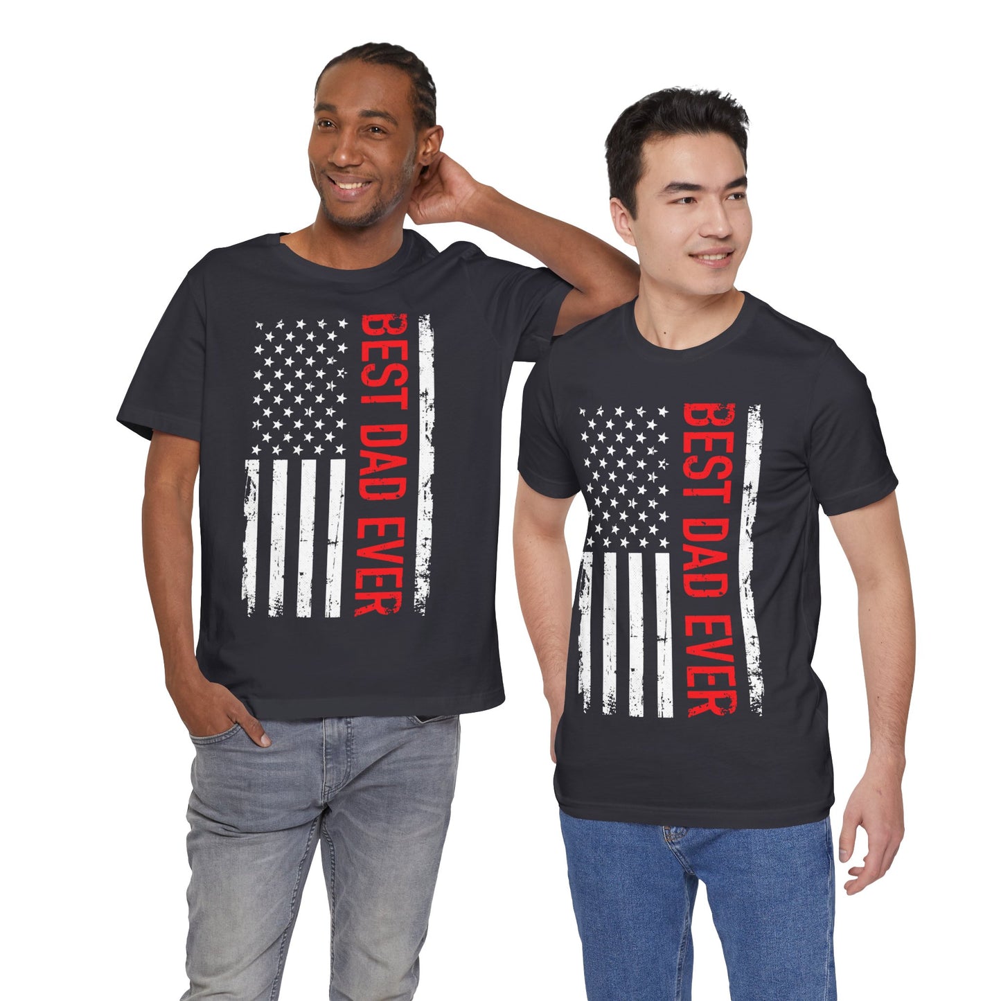 Best Dad Ever Jersey Short Sleeve Tee