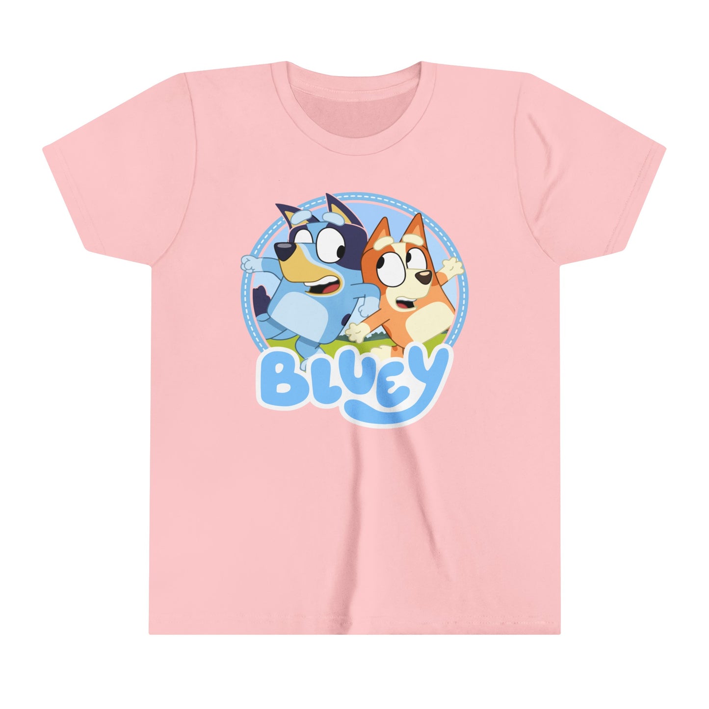 Bluey logo youth Sleeve Tshirt