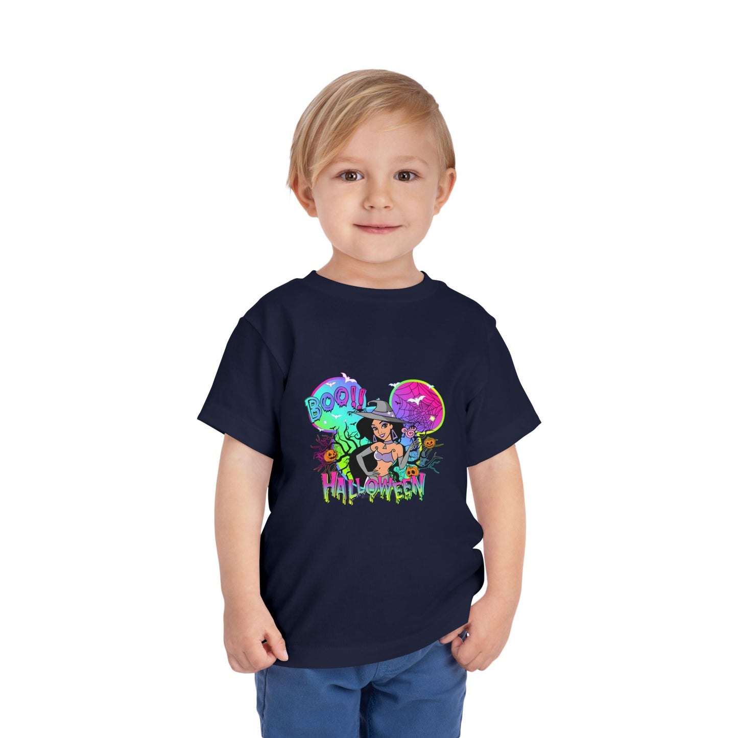 Jasmine Boo! Halloween Toddler Short Sleeve Tee