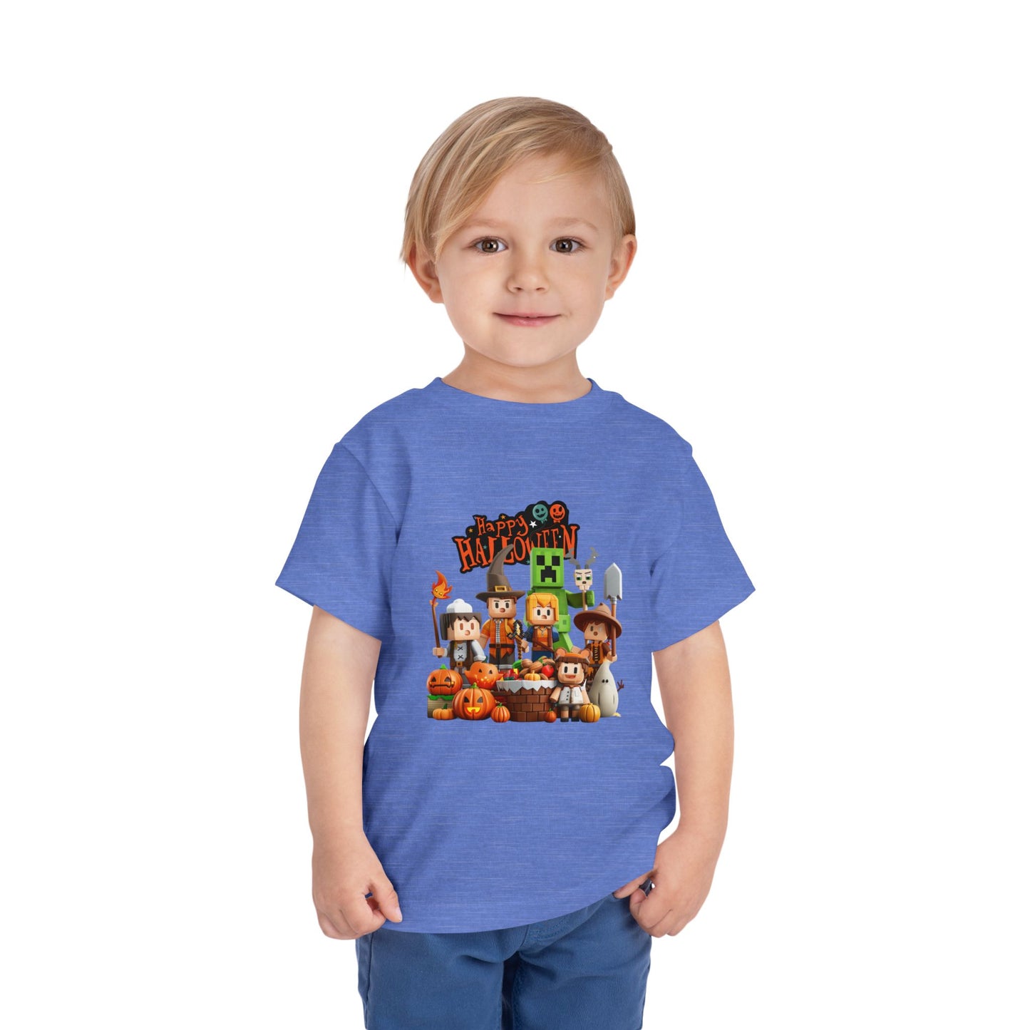 Minecraft Happy Halloween Toddler Short Sleeve Tee
