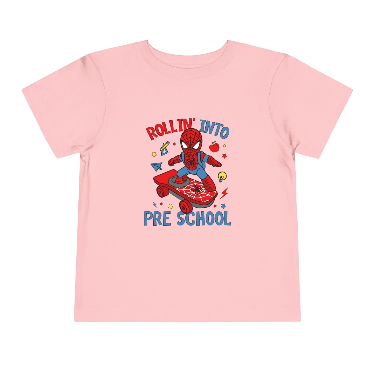 Rollin' Into Preschool Toddler Short Sleeve Tee