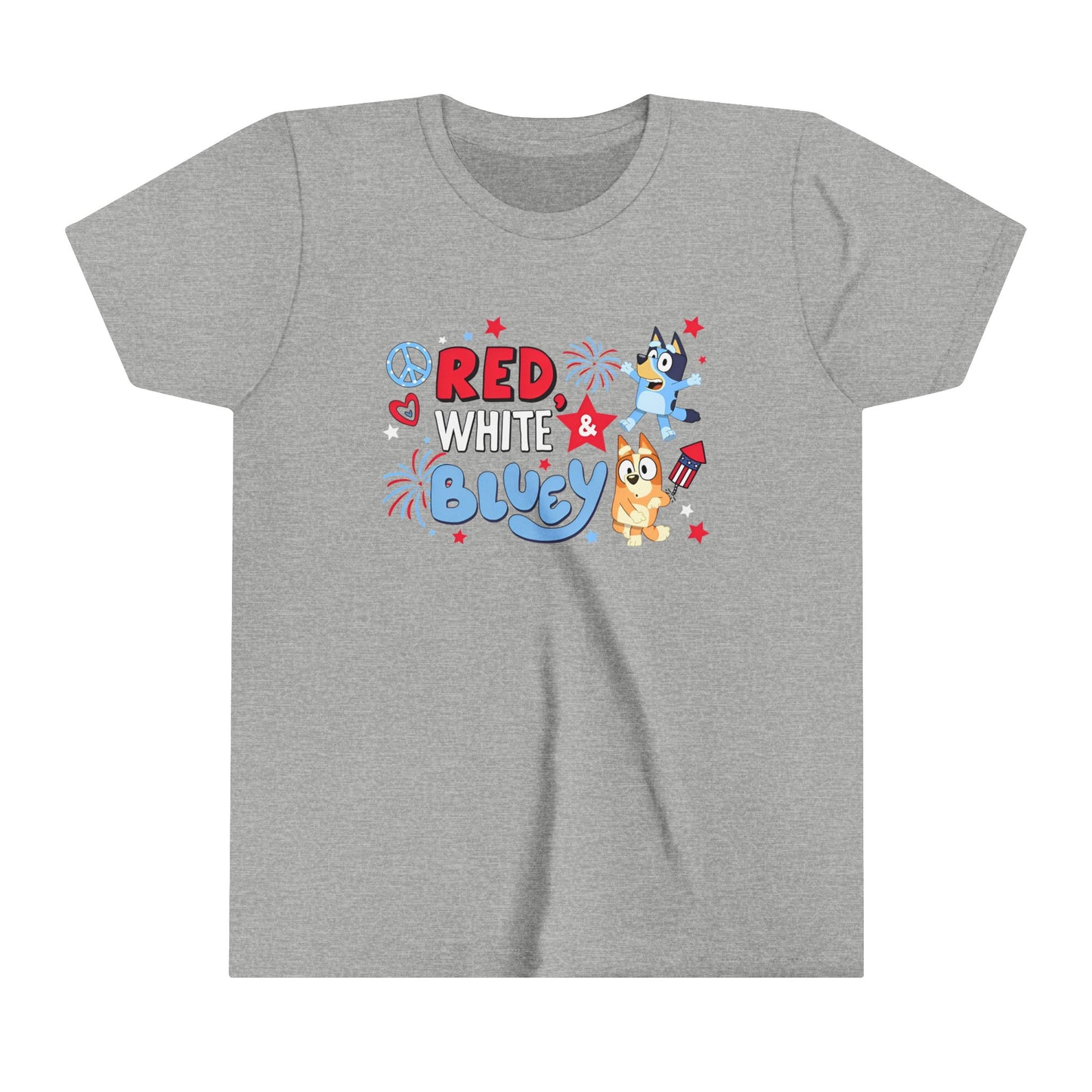 Red, White & Bluey Youth Short Sleeve Tee