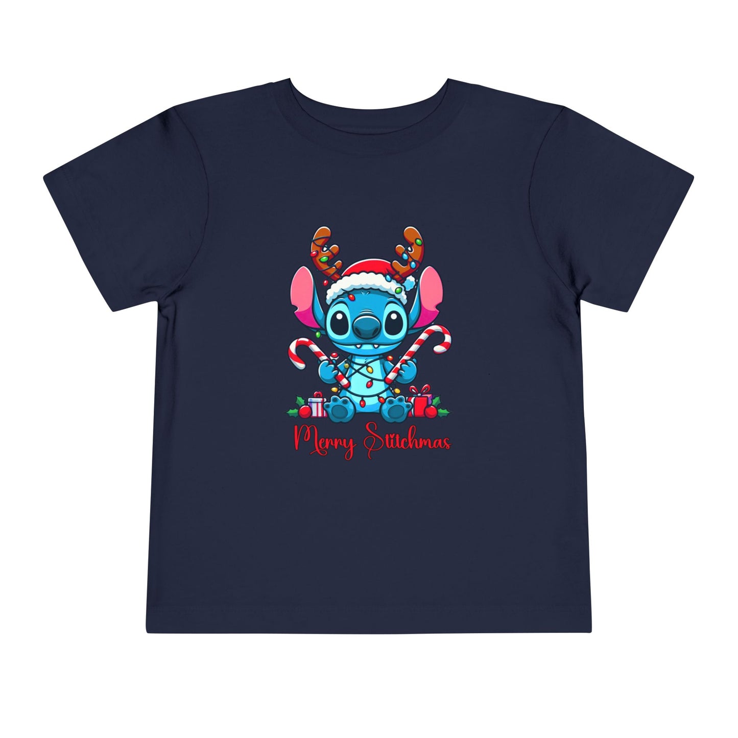 Merry Stitchmas Toddler Short Sleeve Tee