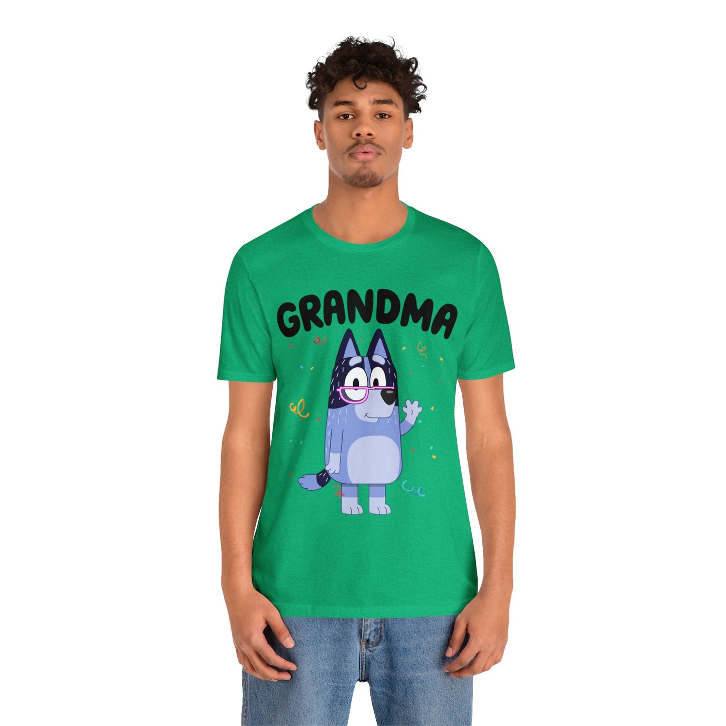Grandma Bluey Birthday short sleeve Tshirt