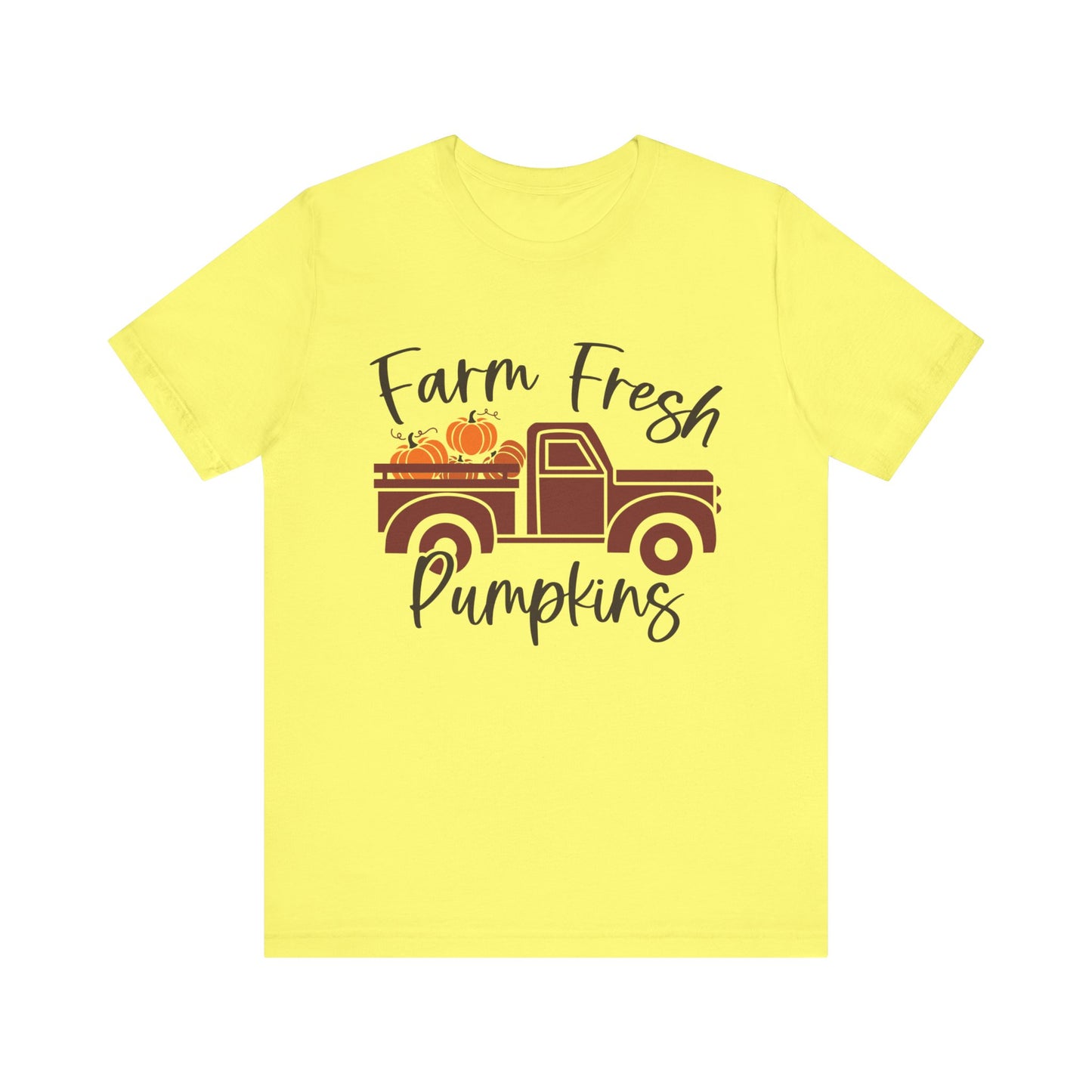 Farm Fresh Pumpkins Jersey Short Sleeve Tee