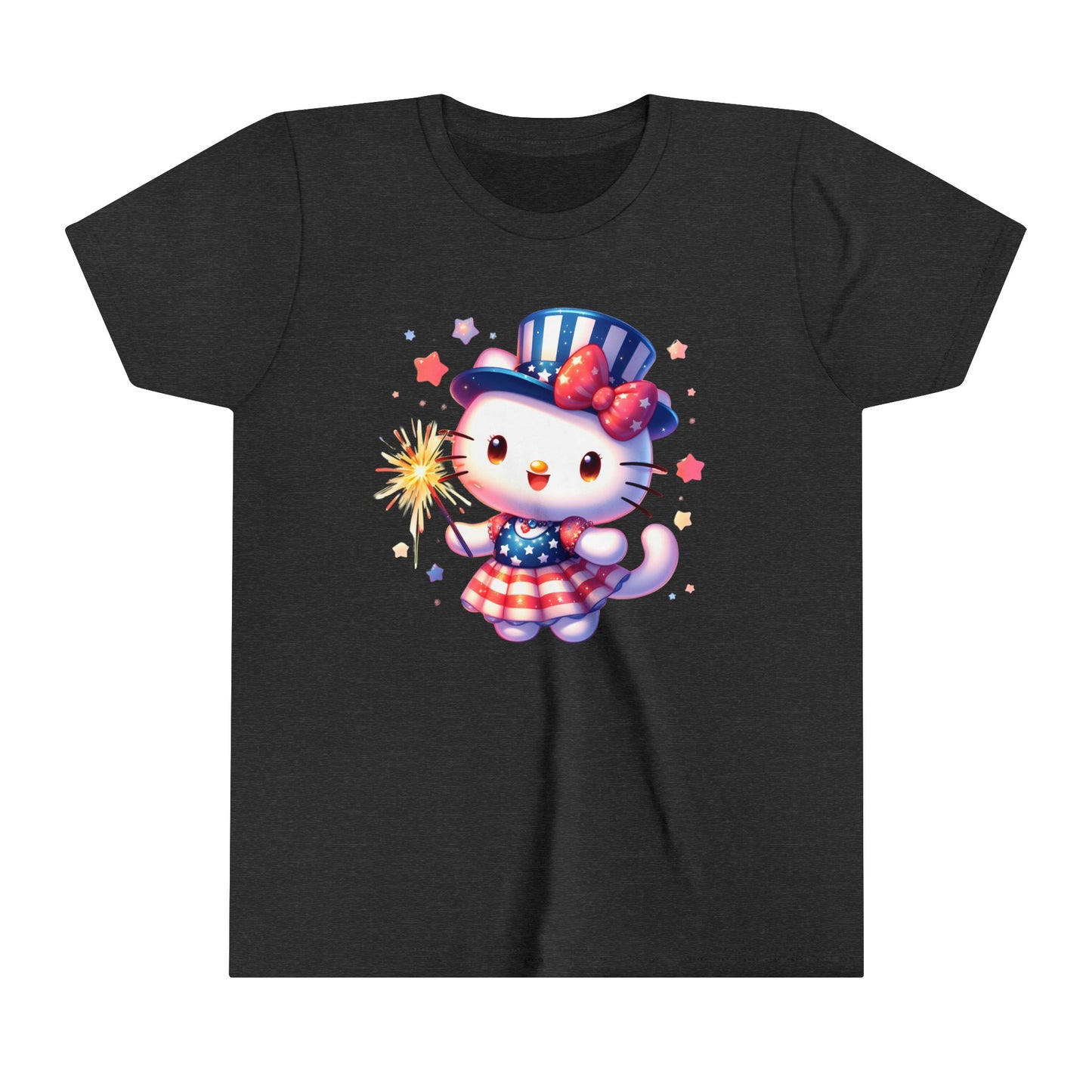 Sparkler Hello Kitty Youth Short Sleeve Tee