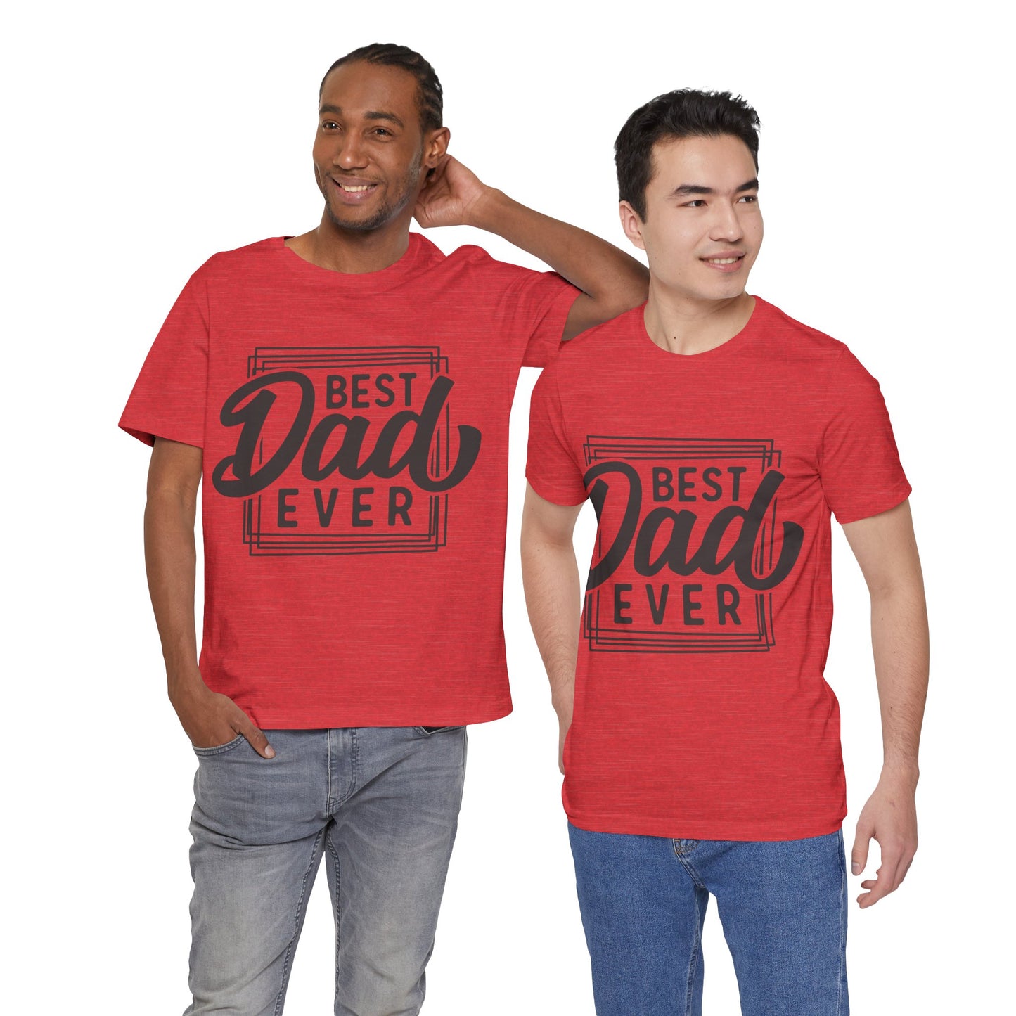 Best Dad Ever Jersey Short Sleeve Tee