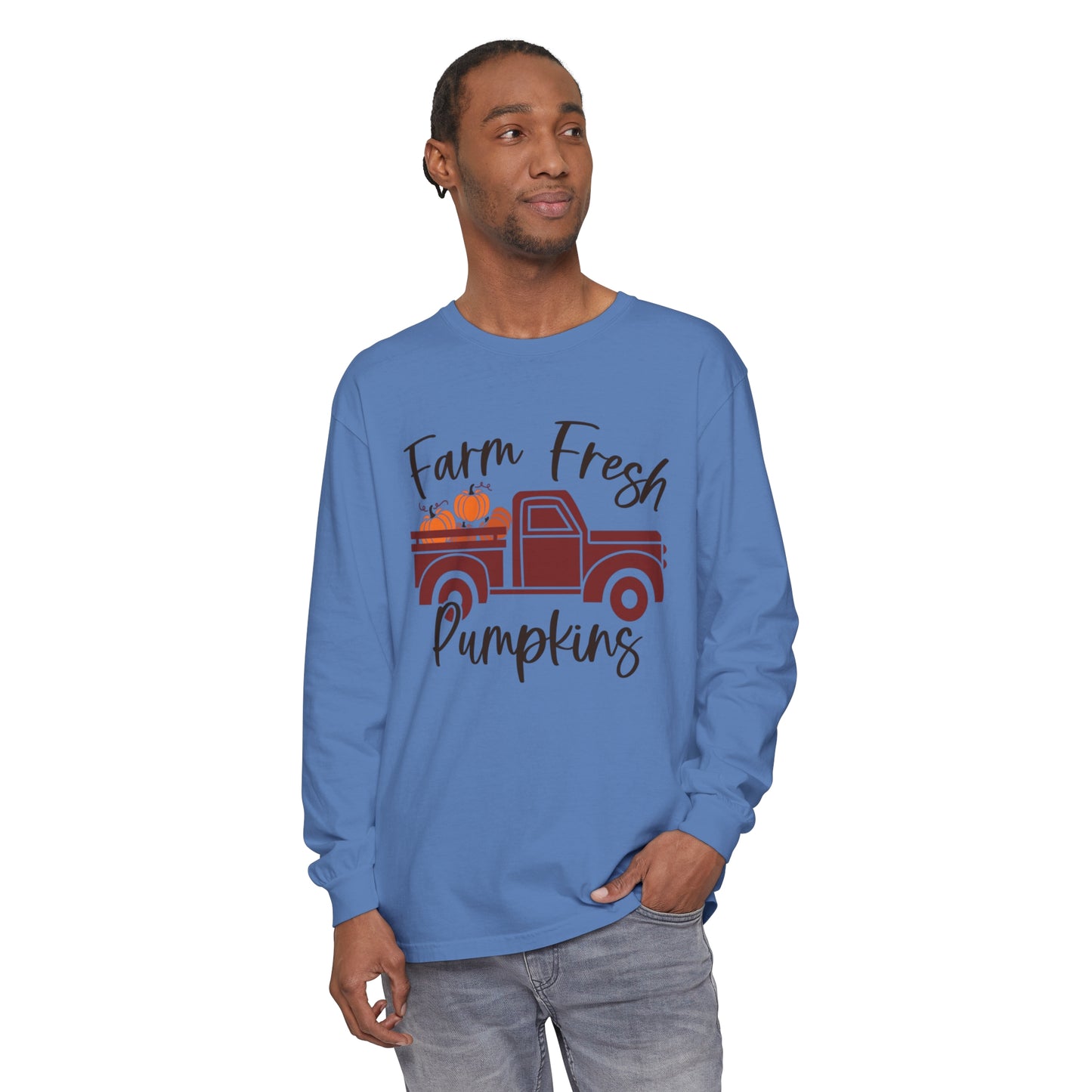 Farm Fresh Pumpkins Long Sleeve T-Shirt