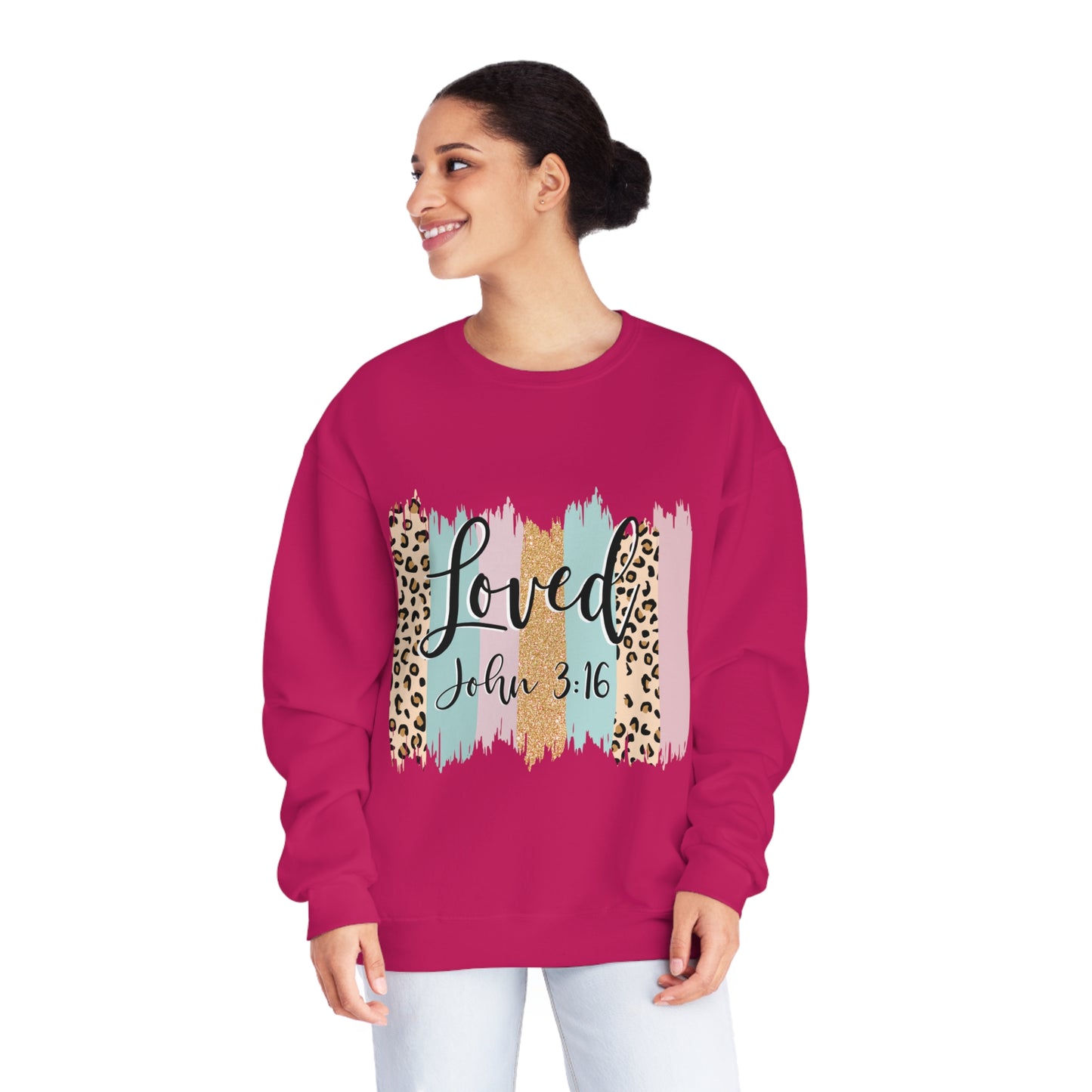 Loved John 3:16 Crewneck Sweatshirt