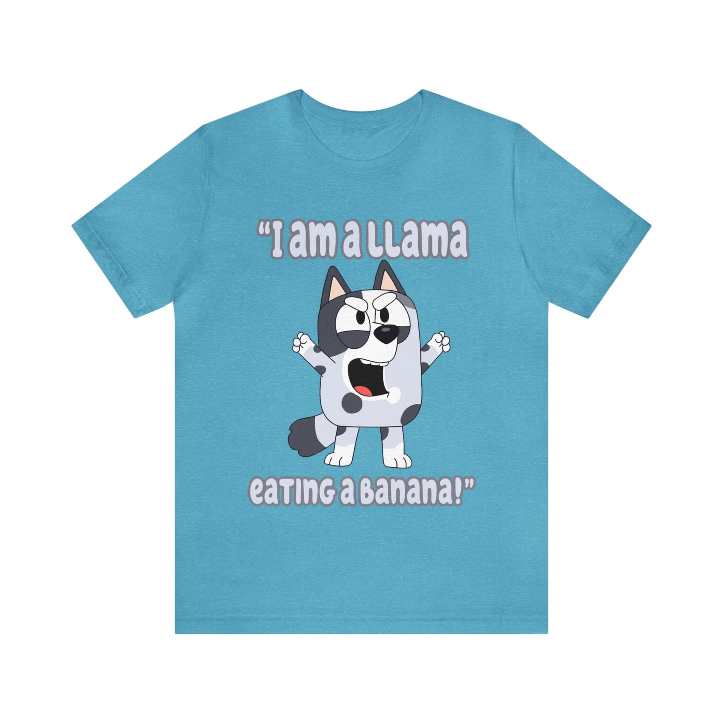 I am a llama eating a banana Short Sleeve Tshirt