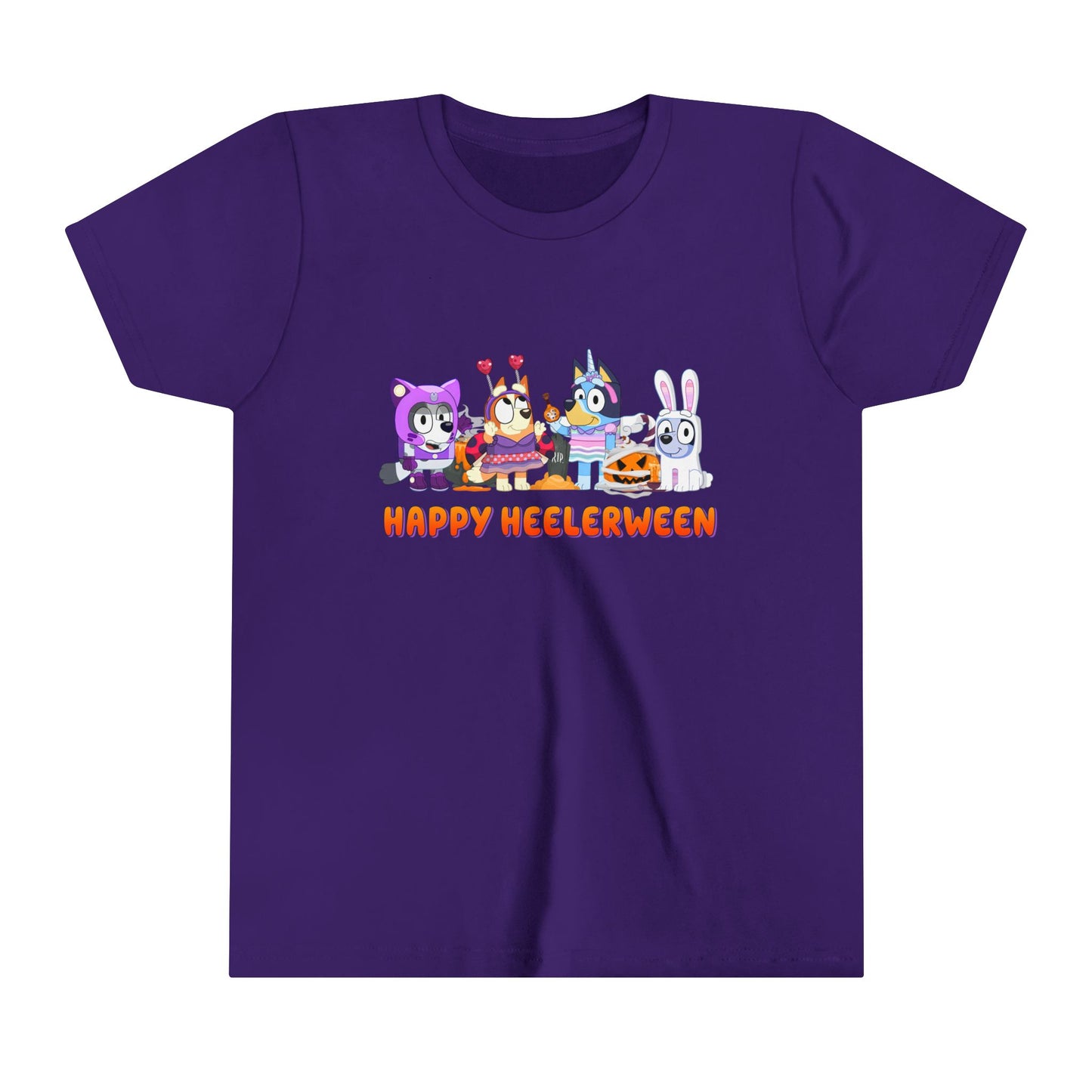 Happy Heelerween Youth Short Sleeve Tee