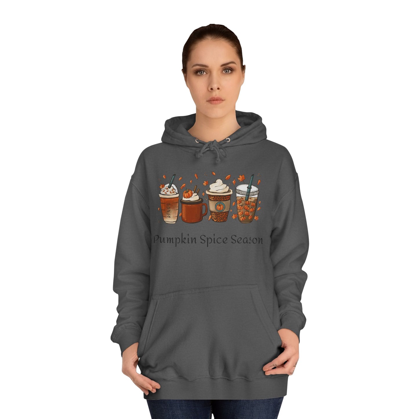 Pumpkin Spice Season College Hoodie