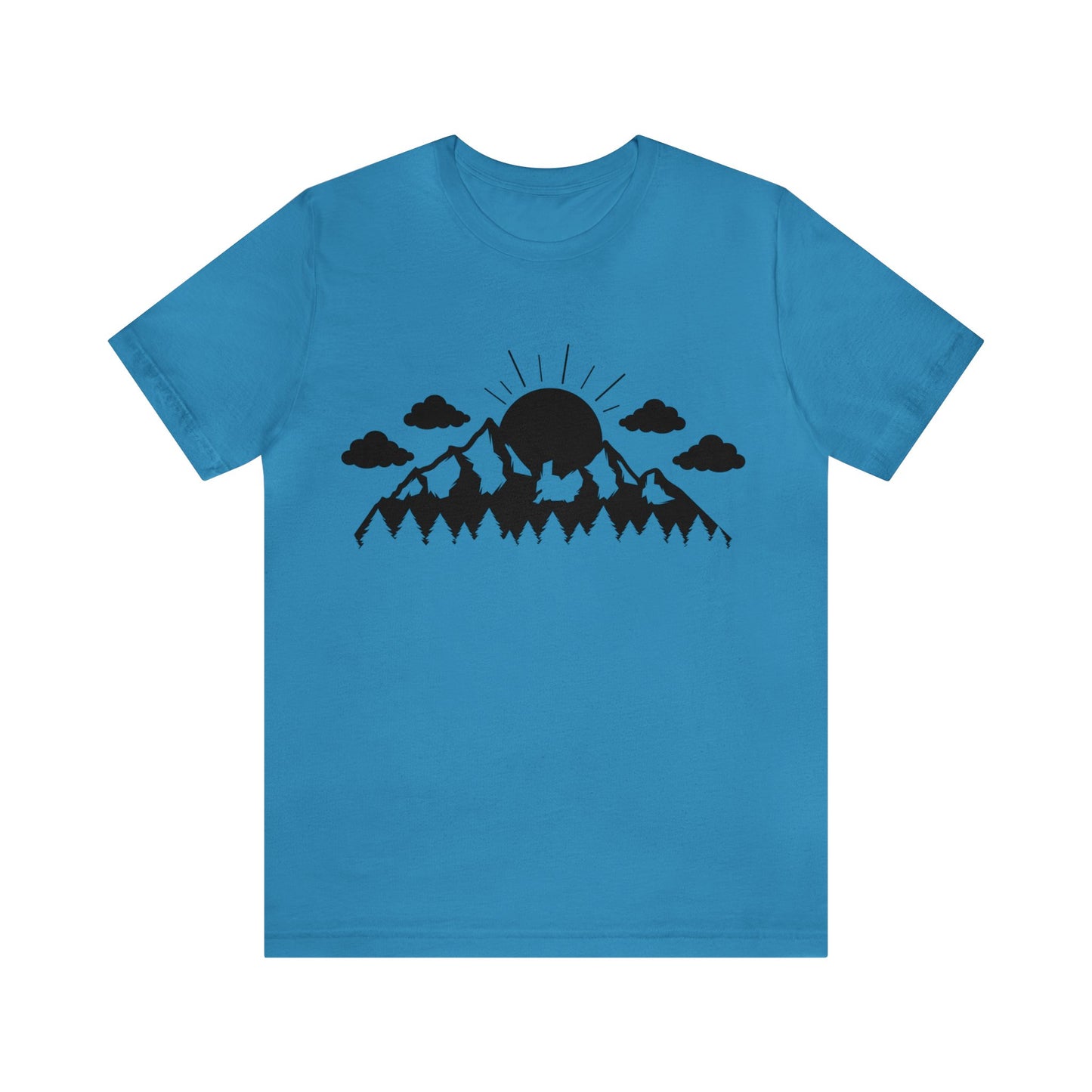 Forest - Mountain - Sun Short Sleeve Tshirt