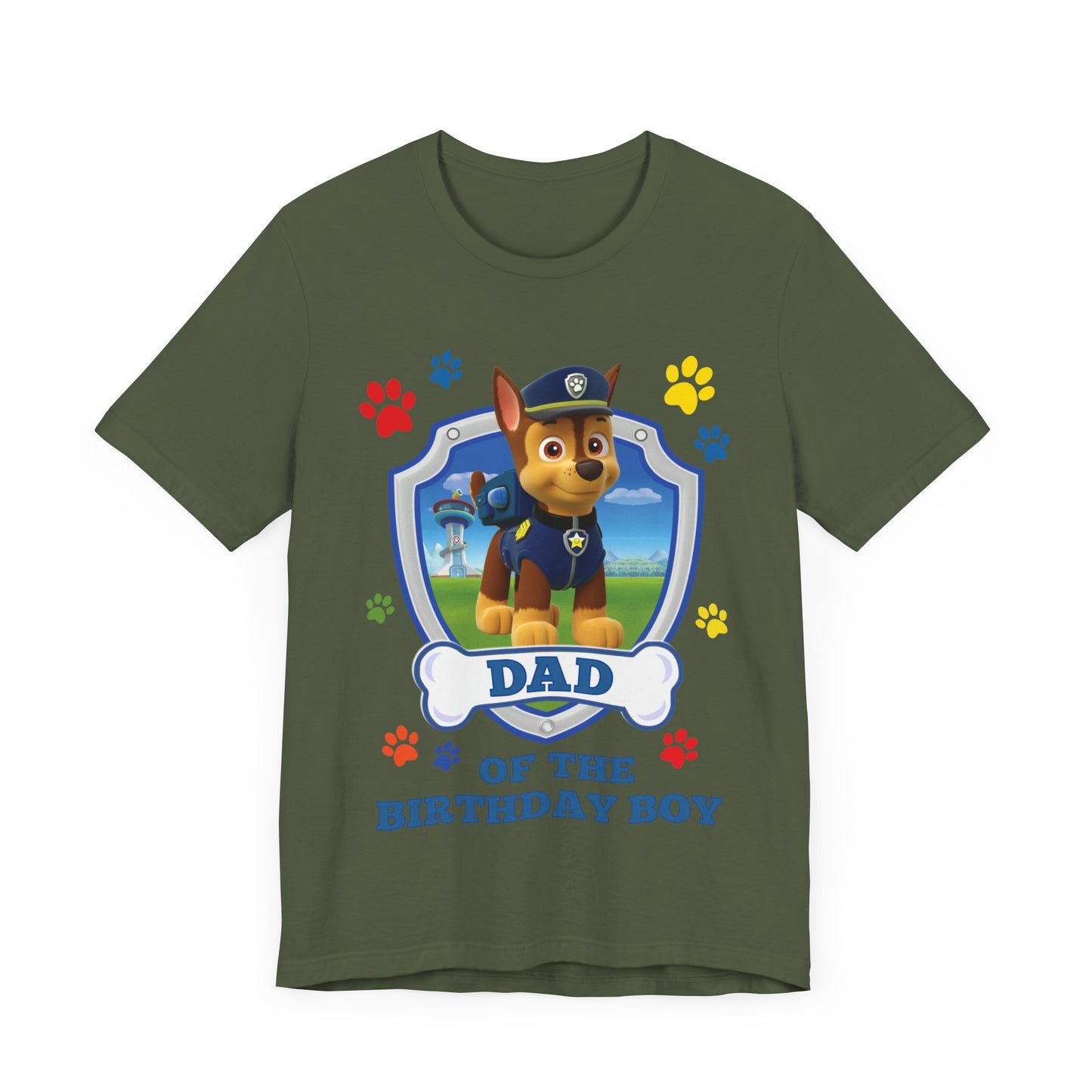 Dad of the Birthday Boy Jersey Short Sleeve Tee