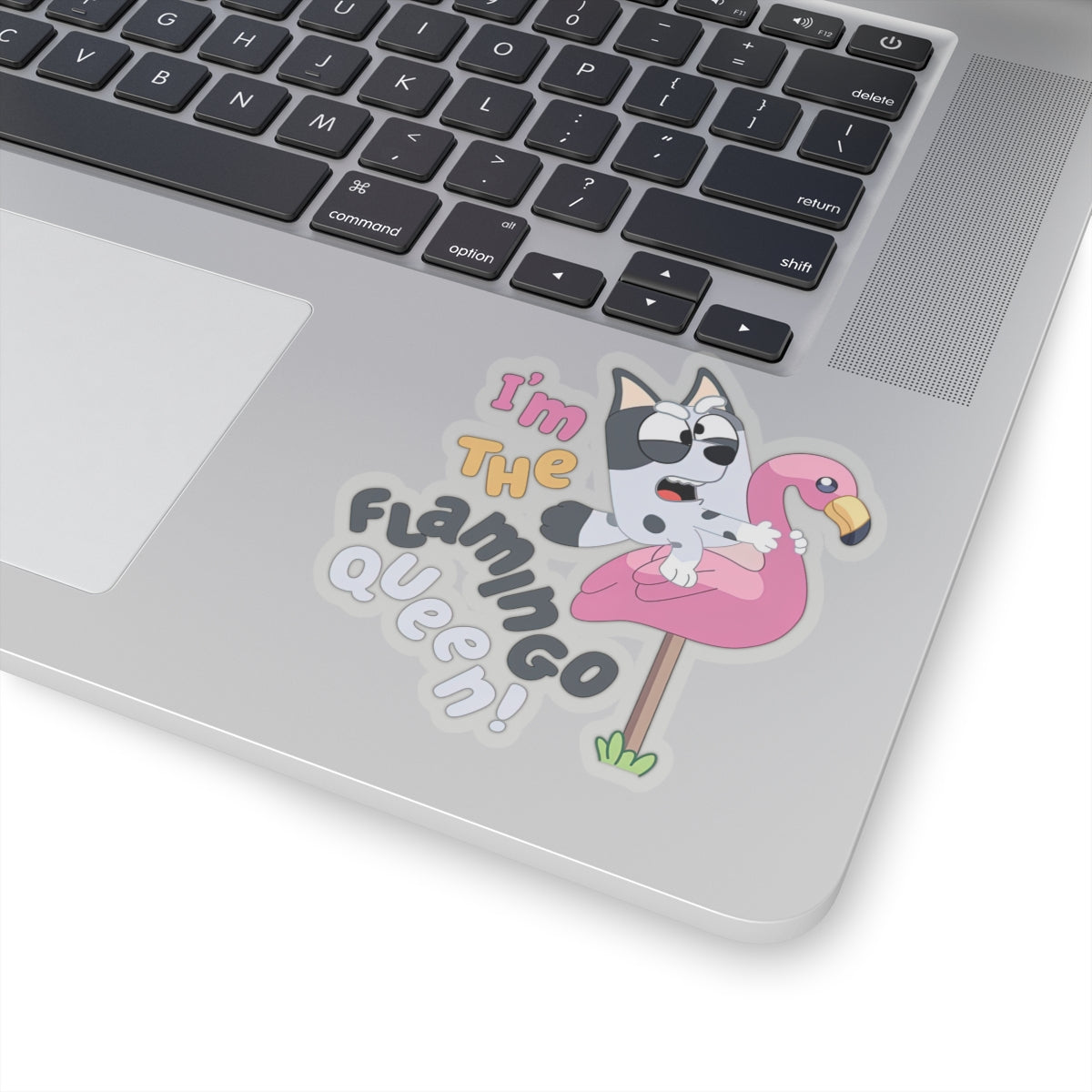 I'm the Flamingo Queen Kiss-Cut Stickers
