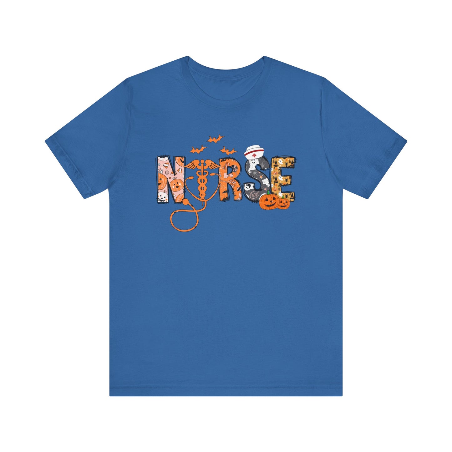 Nurse Halloween Jersey Short Sleeve Tee
